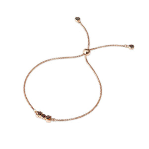 San Shi Garnet Bracelet, 18 ct Rose Gold Vermeil - Tsai x Tsai | Luxury Gemstone Jewellery Gift