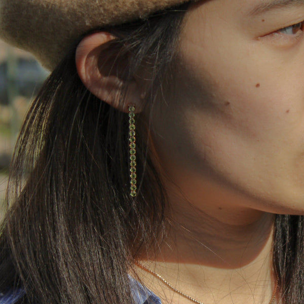 Pinglin Peridot Earrings