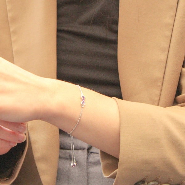 San Shi Amethyst Bracelet