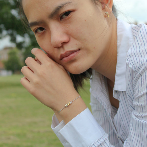 San Shi Citrine Bracelet