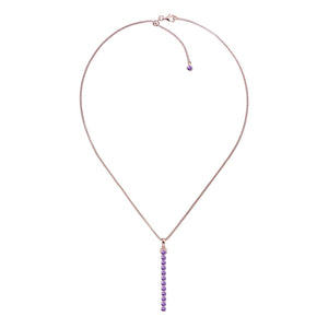 Wanli Amethyst Necklace, 18 ct Rose Gold Vermeil - Tsai x Tsai | Luxury Gemstone Jewellery Gift