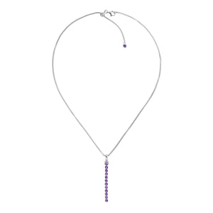 Wanli Amethyst Necklace, Sterling Silver - Tsai x Tsai | Luxury Gemstone Jewellery Gift