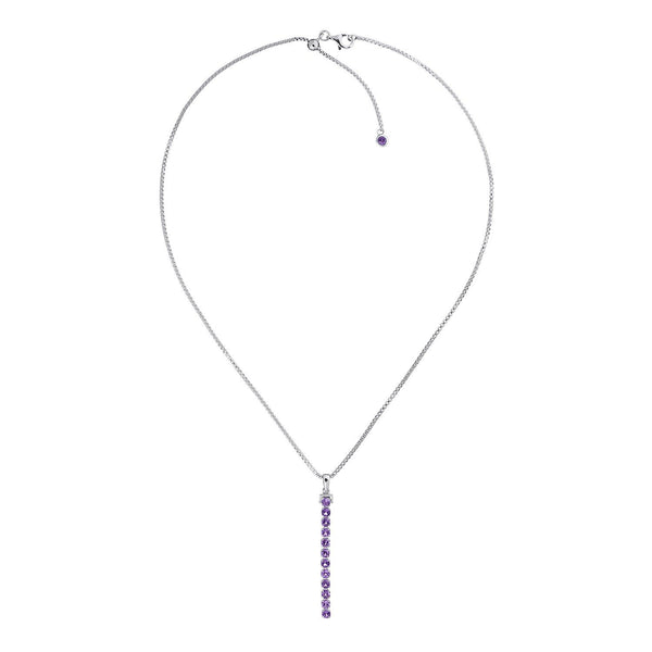 Wanli Amethyst Necklace, Sterling Silver - Tsai x Tsai | Luxury Gemstone Jewellery Gift