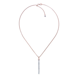 Tamsui Blue Topaz Necklace, 18 ct Rose Gold Vermeil - Tsai x Tsai | Luxury Gemstone Jewellery Gift