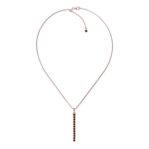 Zhongshan Garnet Necklace, 18 ct Rose Gold Vermeil - Tsai x Tsai | Luxury Gemstone Jewellery Gift