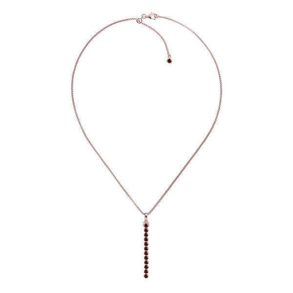 Zhongshan Garnet Necklace, 18 ct Rose Gold Vermeil - Tsai x Tsai | Luxury Gemstone Jewellery Gift