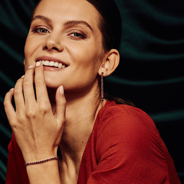 Zhongshan Garnet Earrings